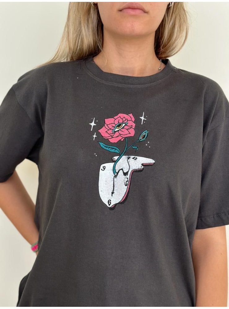 Camiseta Sapo Serenidade - Chumbo - Frente e Verso — imagem 3