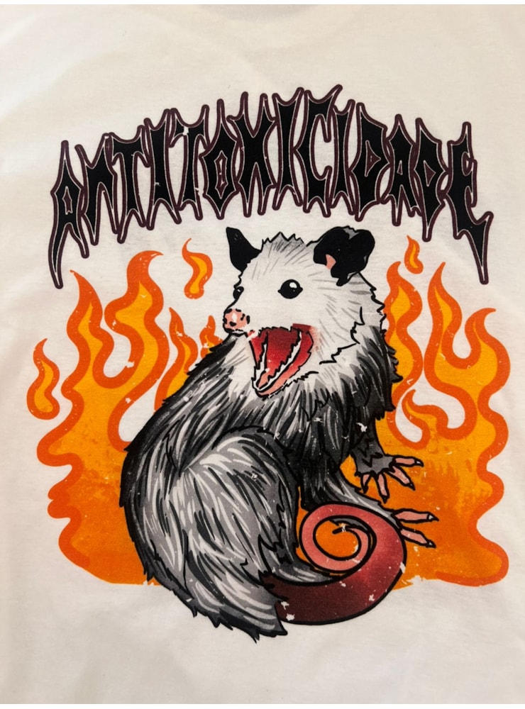 Camiseta Saruê Antitoxicidade - Off-White - Frente e Verso — imagem 2