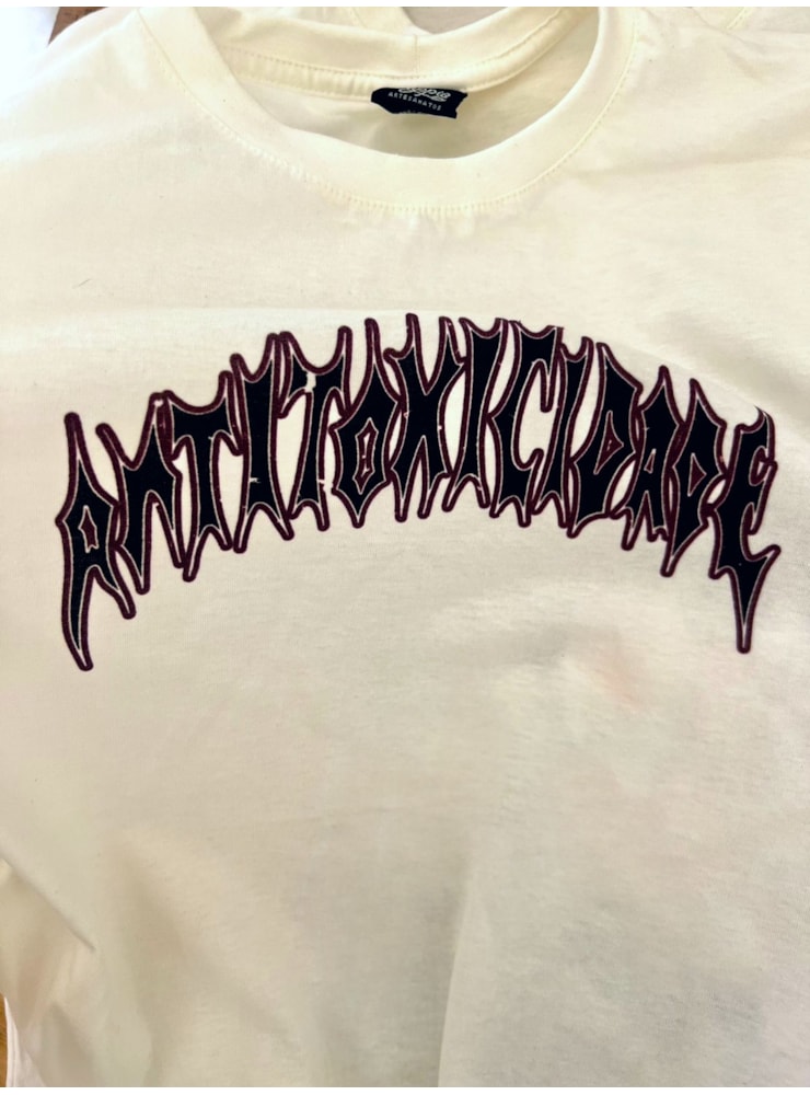 Camiseta Saruê Antitoxicidade - Off-White - Frente e Verso — imagem 4