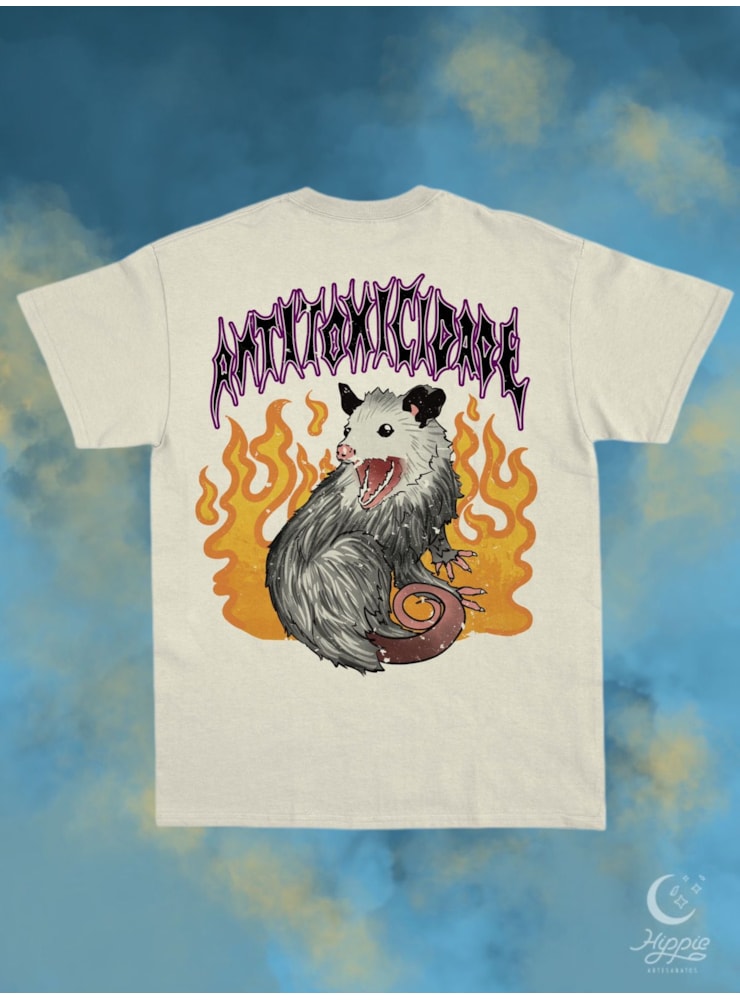 Camiseta Saruê Antitoxicidade - Off-White - Frente e Verso — imagem 1