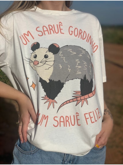Camiseta Saruê - Off-White