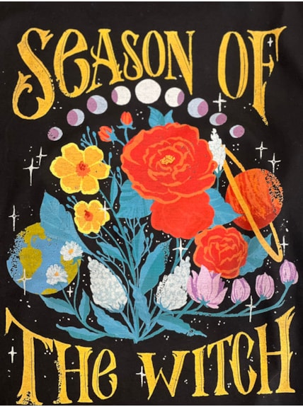 Camiseta Season Of The Witch - Preta