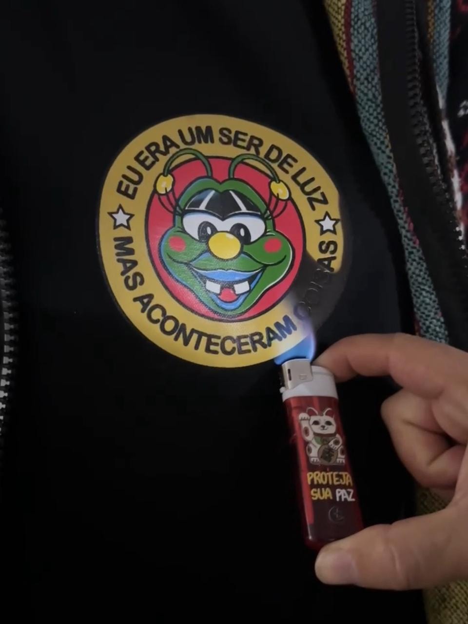 Camiseta Ser de Luz - Termoativa - Preta — imagem 2