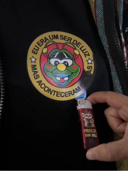 Camiseta Ser de Luz - Termoativa - Preta