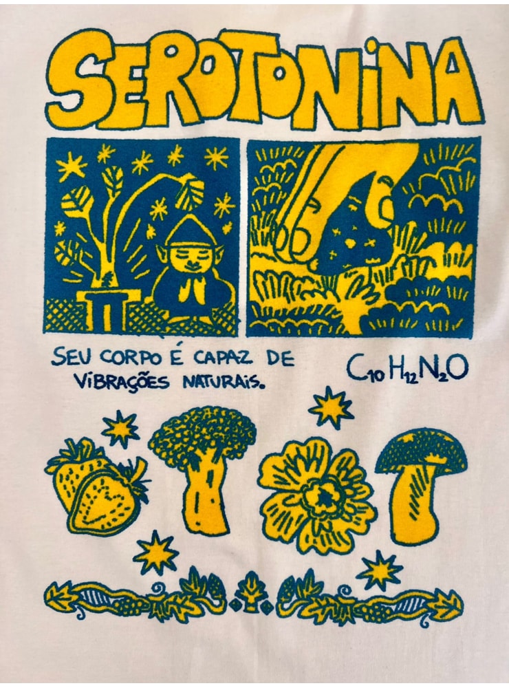 Camiseta Serotonina - Off-White — imagem 2