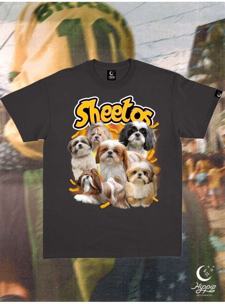 Camiseta Sheetos - Preta — imagem 1