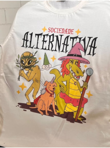 Camiseta Sociedade Alternativa BR - Off-White