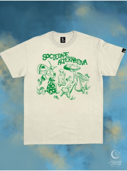 Camiseta Sociedade Alternativa - Off-White