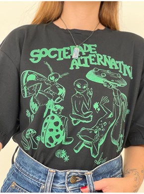 Camiseta Sociedade Alternativa - Preta