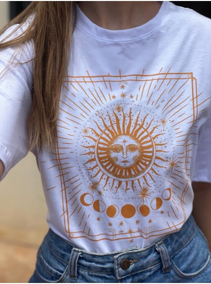 Camiseta Solar - Branca