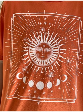 Camiseta Solar - Laranja