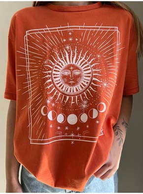 Camiseta Solar - Laranja