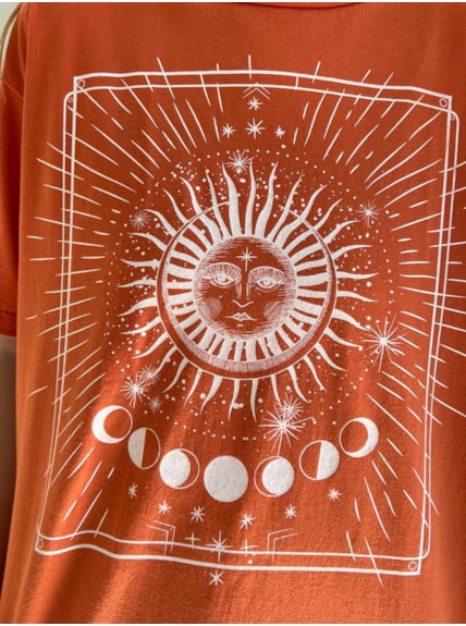 Camiseta Solar - Laranja