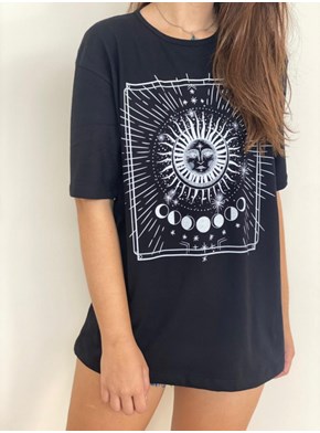 Camiseta Solar - Preta