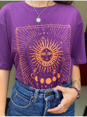 Camiseta Solar - Roxa