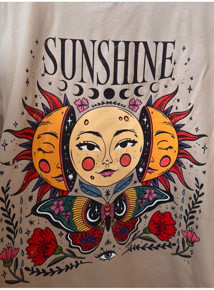 Camiseta Sunshine - Cáqui — imagem 2