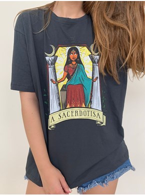 Camiseta Tarot - A Sacerdotisa