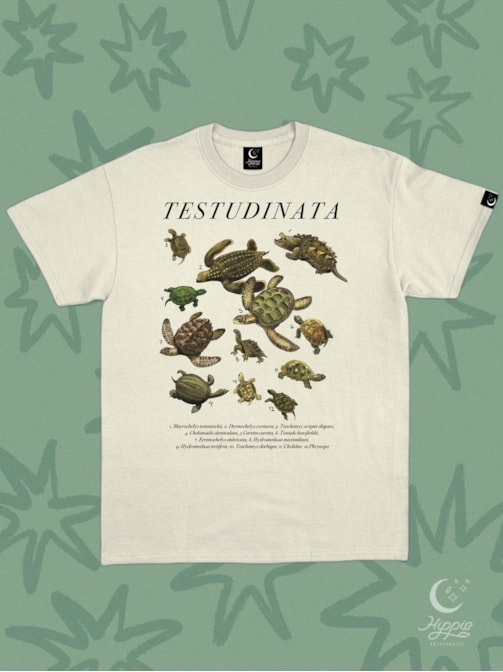 Camiseta Tartarugas - Off-White