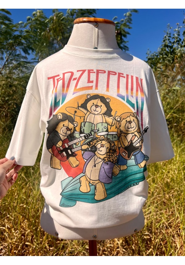 Camiseta Ted-Zeppelin - Off-White