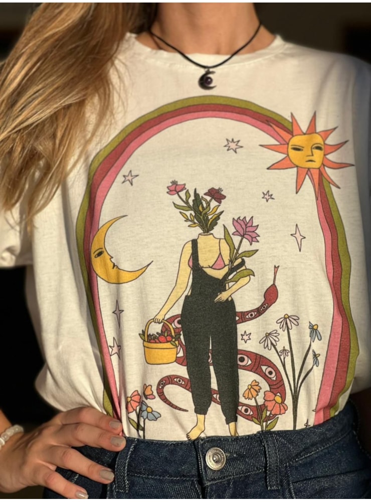 Camiseta Terracota - Off-White — imagem 1
