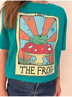 Camiseta The Frog - Verde Jade