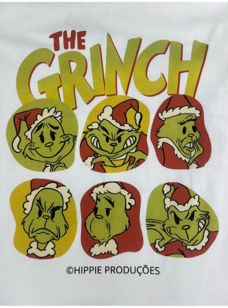 Camiseta The Grinch Emoções - Off-White — imagem 2