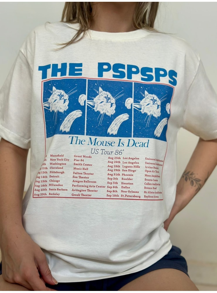 Camiseta The Pspsps - Off-White — imagem 2