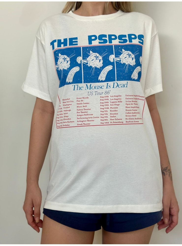 Camiseta The Pspsps - Off-White — imagem 3