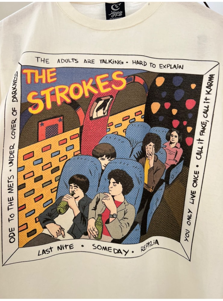 Camiseta The Strokes - Off-White — imagem 2