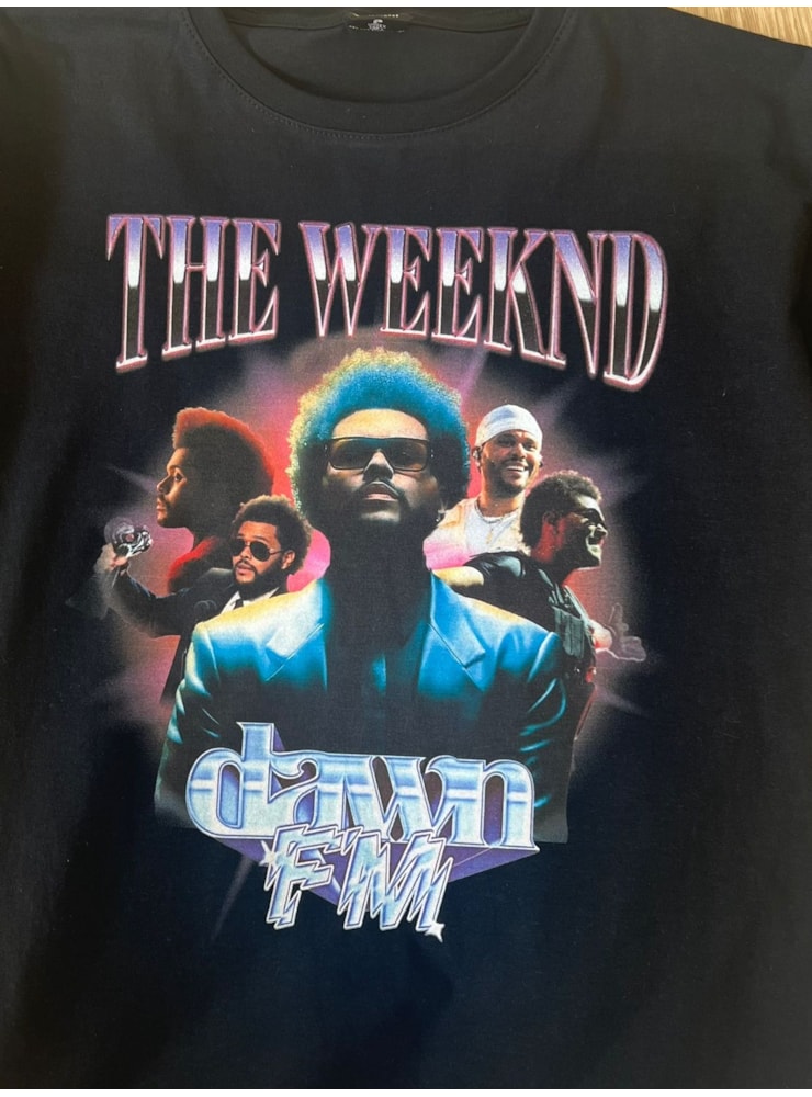 Camiseta The Weeknd - Preta — imagem 2
