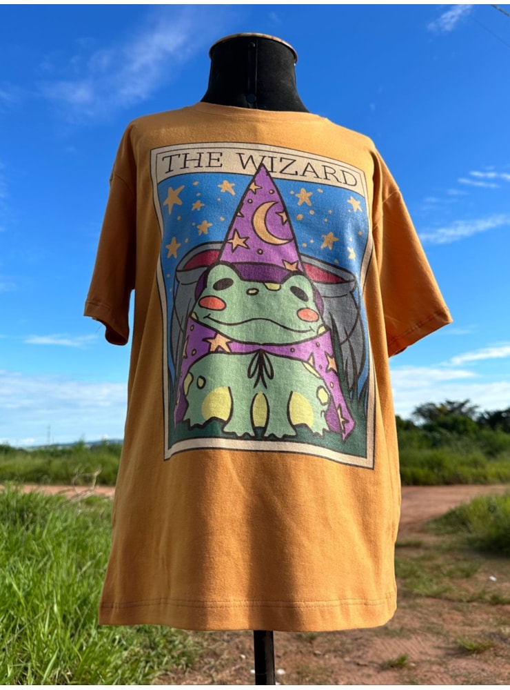 Camiseta The Wizard Frog - Caramelo — imagem 3