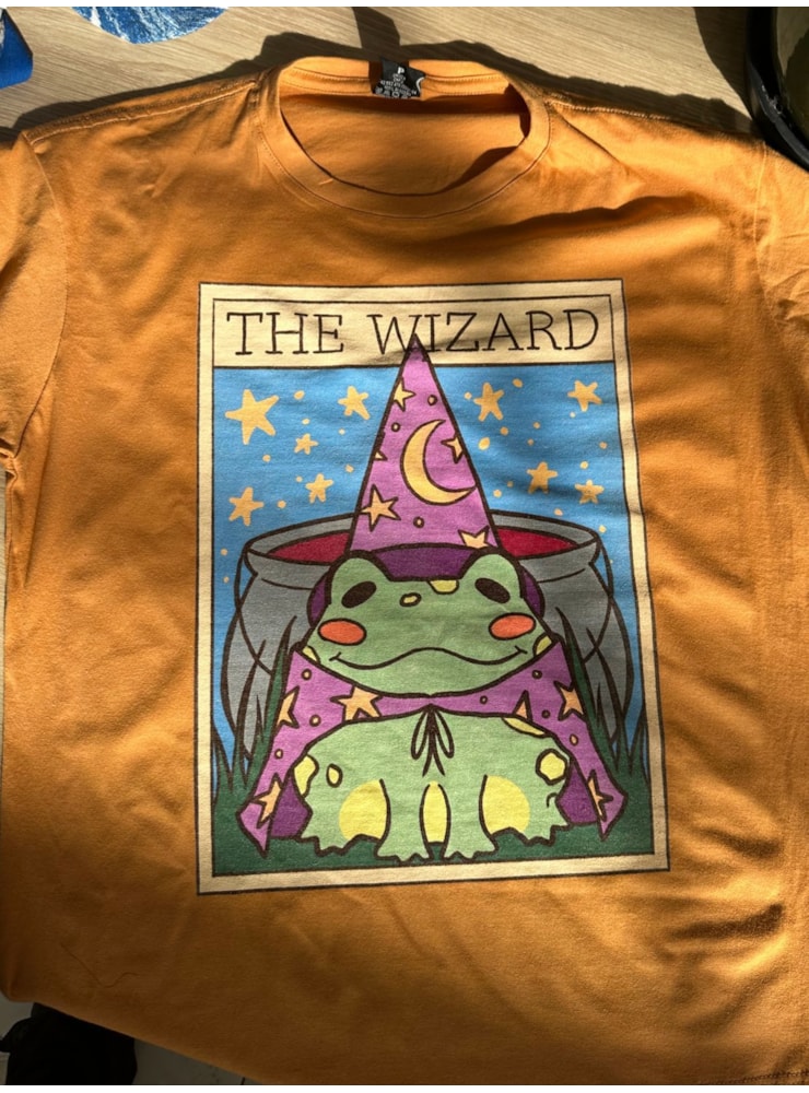 Camiseta The Wizard Frog - Caramelo — imagem 4