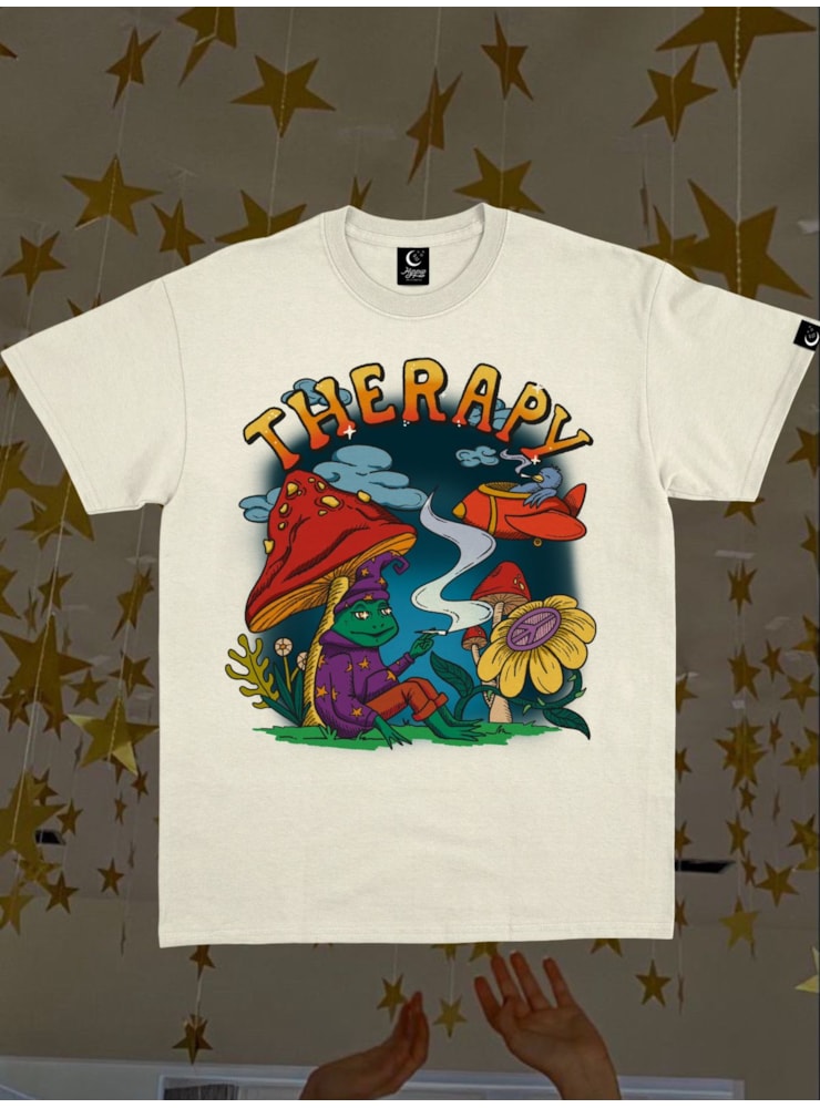 Camiseta Therapy - Off-White — imagem 1