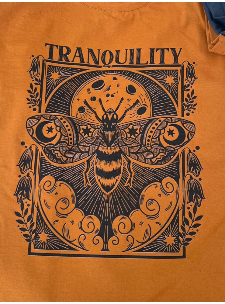 Camiseta Tranquility - Caramelo — imagem 2