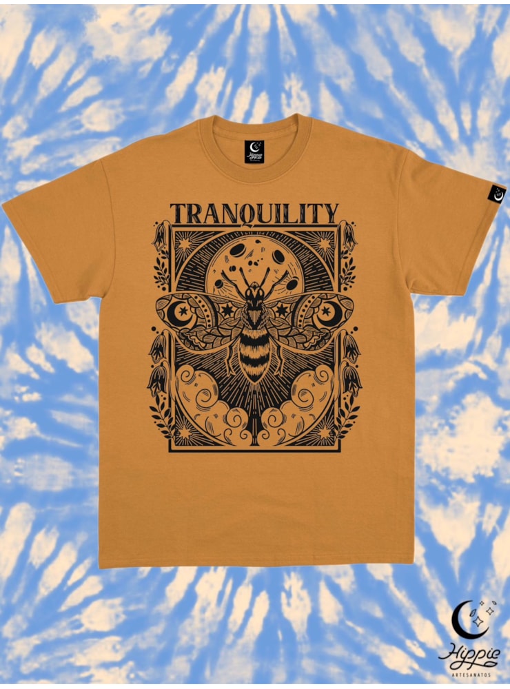 Camiseta Tranquility - Caramelo — imagem 1