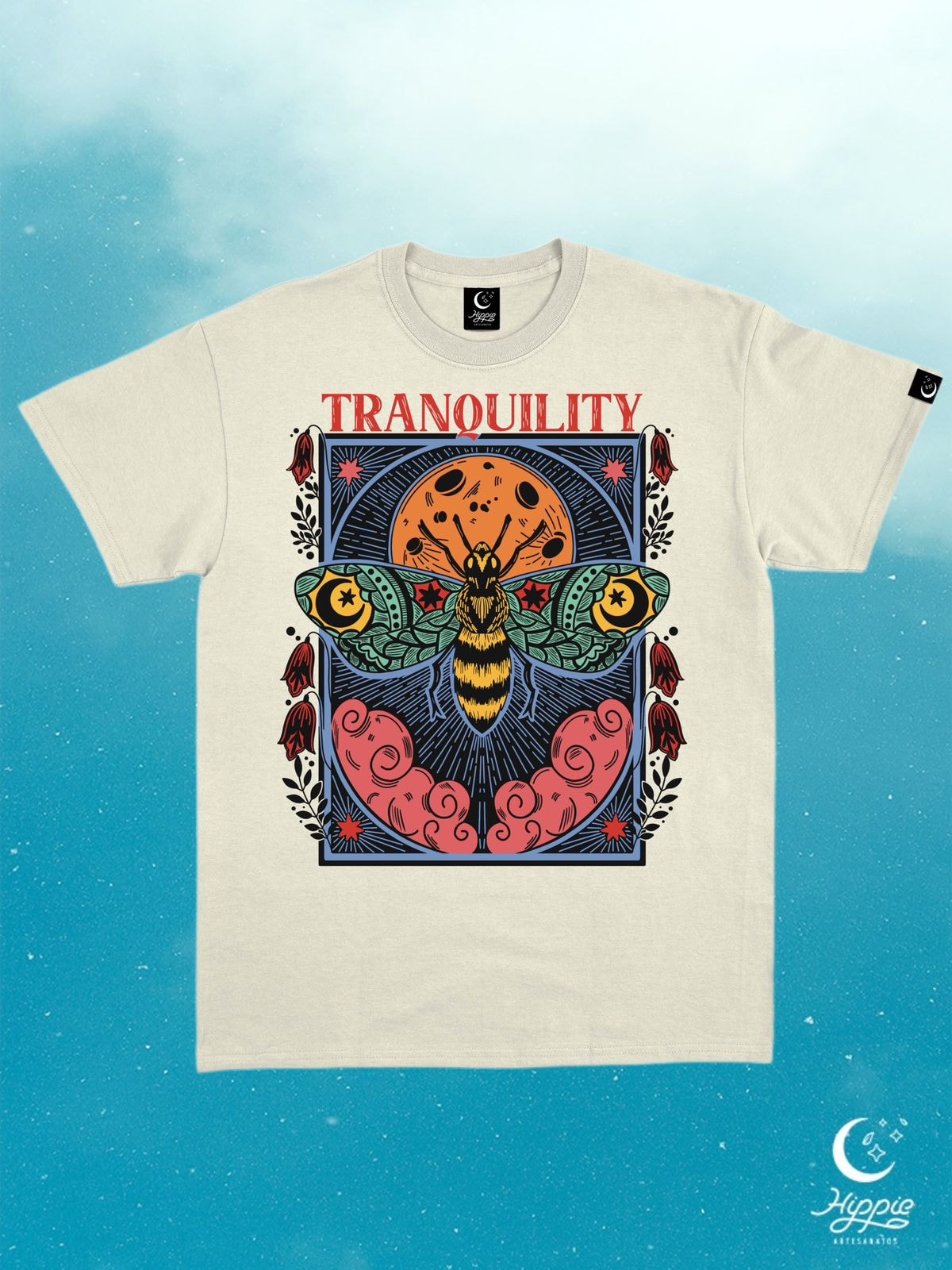 Camiseta Tranquility - Off-White — imagem 1