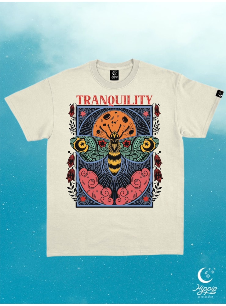 Camiseta Tranquility - Off-White — imagem 1