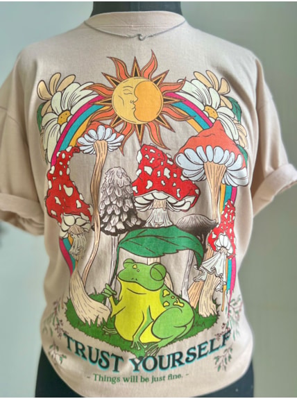 Camiseta Trust Frog - Cáqui