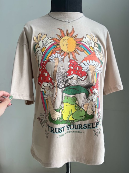 Camiseta Trust Frog - Cáqui