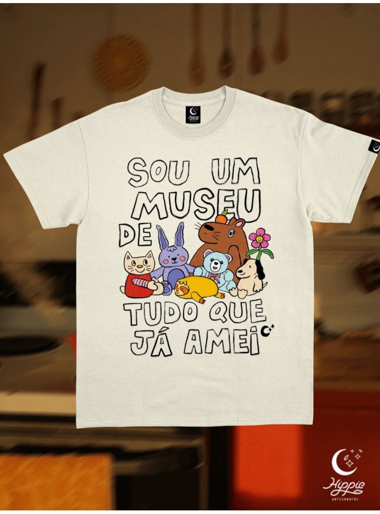 Camiseta Tudo que já amei - Off-White — imagem 1