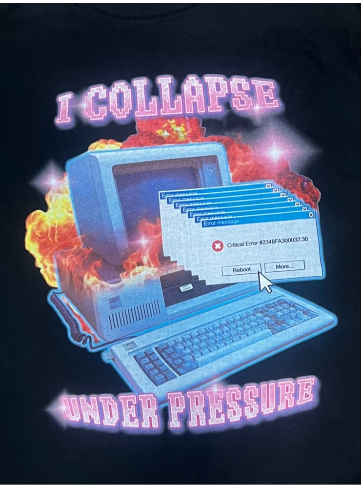 Camiseta Under Pressure - Preta — imagem 2