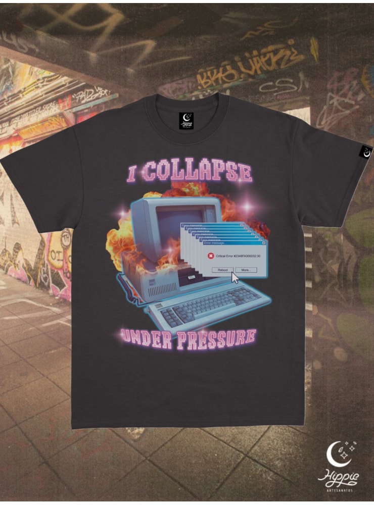 Camiseta Under Pressure - Preta — imagem 1