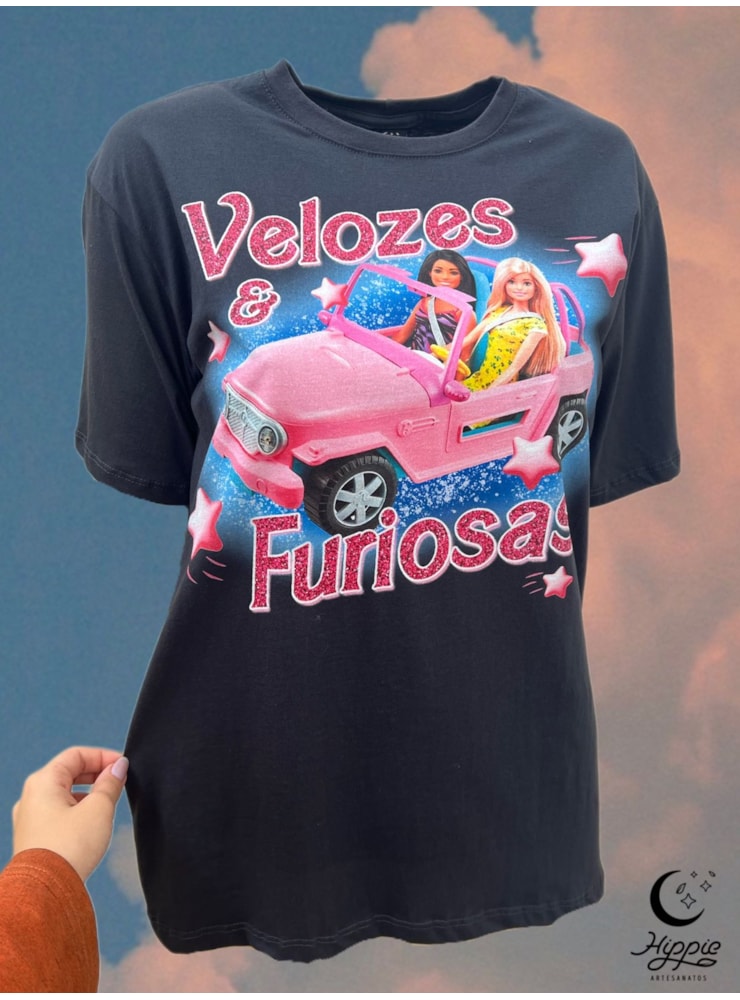 Camiseta Velozes e Furiosas - Chumbo — imagem 1