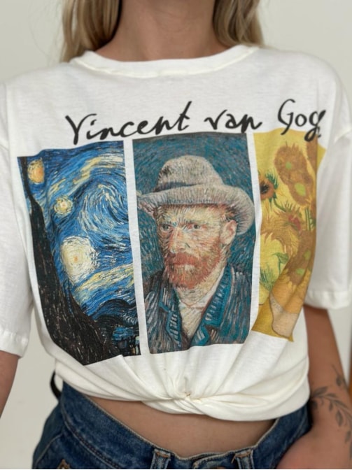 Camiseta Vincent Van Gogh - Off-White