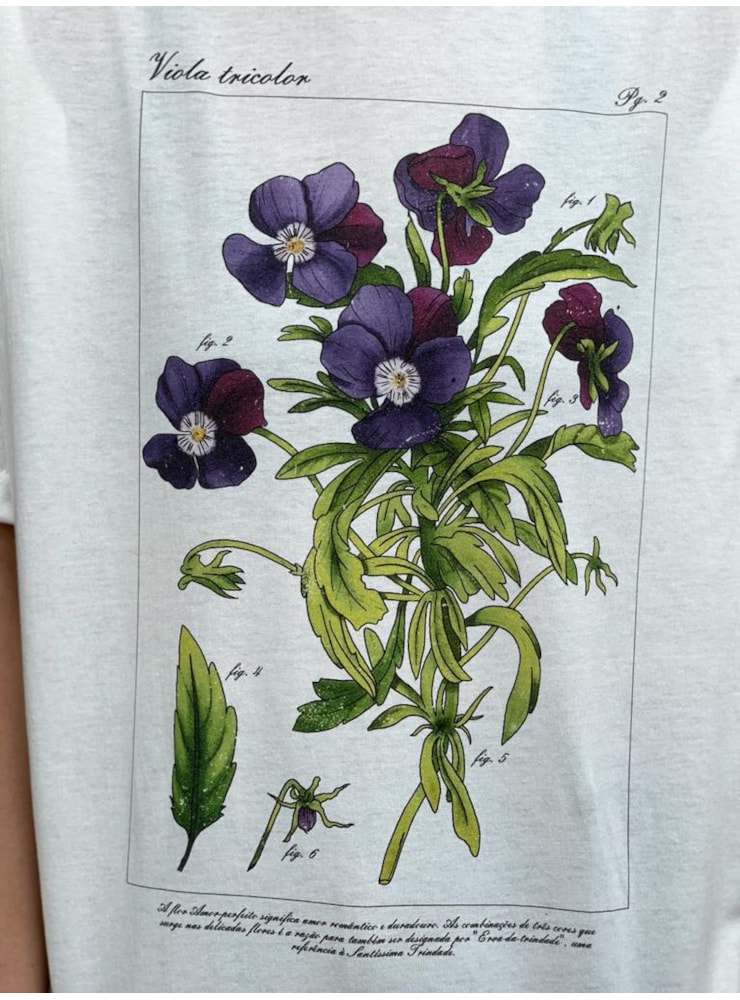 Camiseta Violeta - Off-White — imagem 2