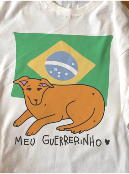 Camiseta Vira Lata Caramelo - Off-White