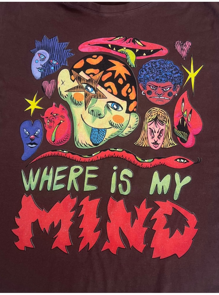 Camiseta Where is my Mind - Marrom — imagem 2