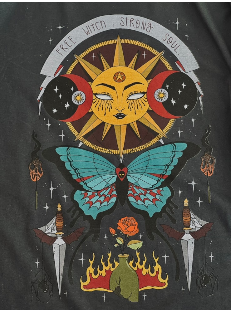 Camiseta Witch - Chumbo — imagem 2