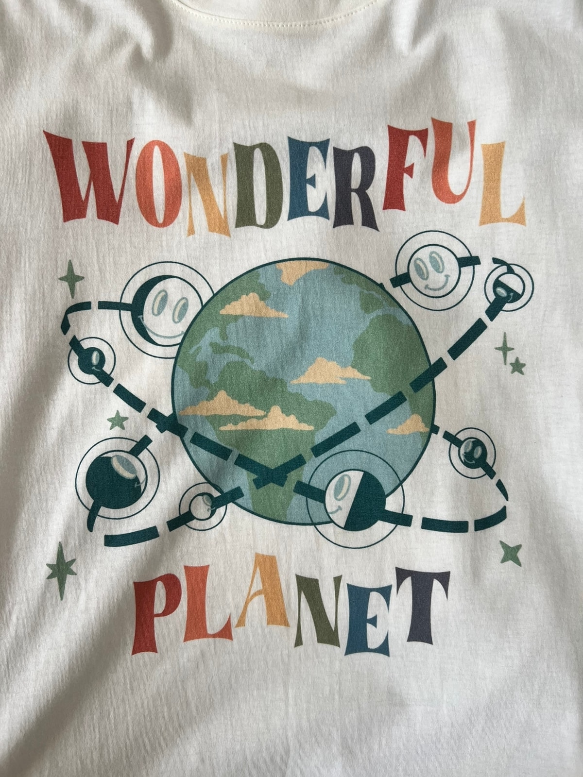Camiseta Wonderful World - Off-White — imagem 2
