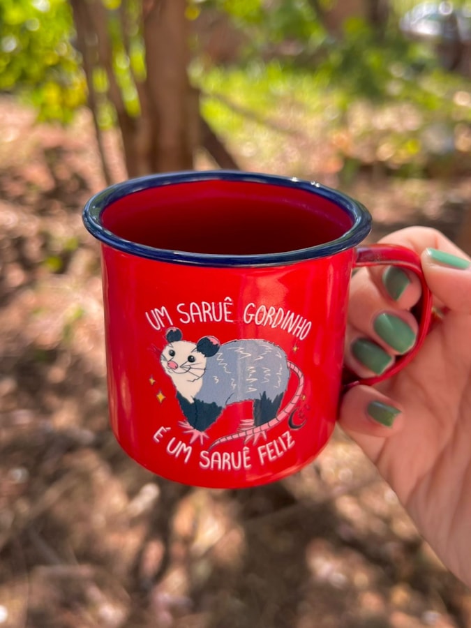 Caneca 250ml Saruê Gordinho - Vermelha — imagem 2